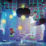 Les héros de Trine 6: Together in Time dans un décor fantastique