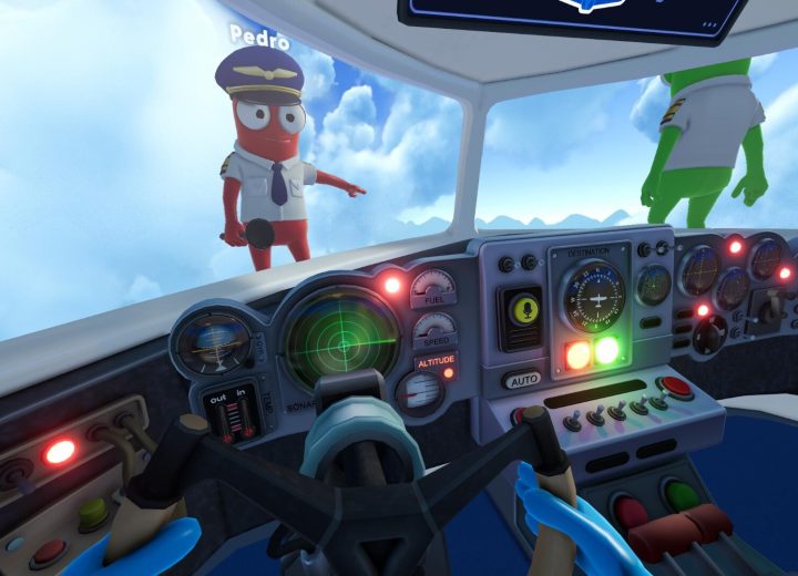 L’équipage de Dear Passengers à bord de son avion